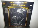 LESTER YOUNG WITH COUNT BASIE AND HIS ORCHESTRA  EX+/M-  2LP  USA