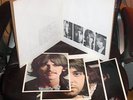 BEATLES WHITE ALBUM 2-LP Apple photos poster Racoon Bungalow Bill mfd by Capitol