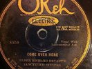 ELDER RICHARD BRYANT Come Over Here OKEH 78 RPM Pre-War Hot Black Gospel Jugband