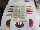 BEATLES Set  of  15 45's CAPITOL 80's jukebox edition color vinyl M- in box