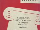BEETHOVEN Sonata no.9 / ADOLF BUSCH - RUDOLF SERKIN  1949 BlueLabel ML 4007 VG+