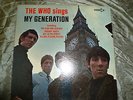 *The Who Sings My Generation *WHITE LABEL PROMO*ORIGINAL DECCA SLEEVE*