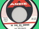 HOLIDAYS The Stars Will Remember 45rpm Andie 1960 teen doo-wop