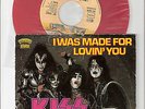 Kiss - I was made for loving you - 7`inch vinyl - german press- RED Vinyl