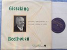 WALTER GIESEKING Beethoven Sonata  ORIG 33cx 1417 UK-1950s LP  NM-
