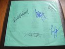 Fleetwood Mac - Tango in the Night LP Sleeve signed by All The 5 members