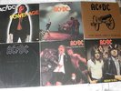 6 AC/DC LP Alben - Back in Black , Powerage , Highway to Hell ,Let there be rock