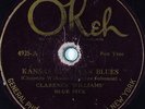 Blues 78 rpm CLARENCE WILLIAMS' BLUE FIVE Kansas City Man Blues OKEH 4925