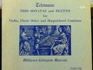 MIDDLESEX COLLEGIUM MUSICUM telemann trio sonata LP VG+ X 12 RENAISSANCE 50s US