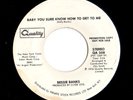 Crossover Soul 45 BESSIE BANKS Baby You Sure Know How To Get To Me HEAR Nice