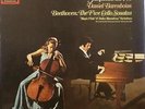 JACQUELINE DU PRE AND DANIEL BARENBOIM beethoven the five cello sonatas LP 14 tr