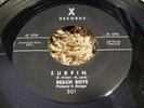 BEACH BOYS Very Rare 45 Surfin' / Luau X 301 From 1961 Brian Wilson