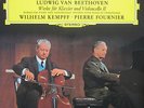 DGG SLPM 139 306 GERMAN TULIPS *PIERRE FOURNIER KEMPFF* BEETHOVEN CELLO SONATAS