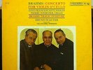 FRANCESCATTI & FOURNIER brahms concerto for violin & cello LP Mint- Stereo 6 eye