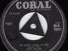 ROCKABILLY TERRY NOLAND *OH BABY LOOK AT ME/ PUPPY LOVE* CORAL 1958