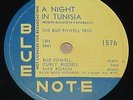 VG++ BUD POWELL TRIO Night In Tunisia & Over The Rainbow 78 Blue Note 1576 JAZZ