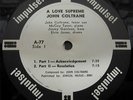 John Coltrane A Love Supreme LP Impulse A-77 White Label Promo Mono Original