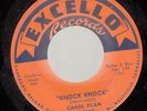 HEAR Northern Soul Popcorn 45 CAROL FRAN Knock Knock on Excello