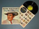 Hank Williams Sing Me a Blue Song MGM country LP NM mono yellow label 1957