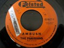 Surf Tittyshaker 45  THE PARISIANS ambush / fifi's place FELSTED listen