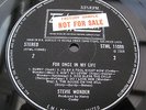 Stevie Wonder FOR ONCE IN MY LIFE UK LP TAMLA 1ST  PROMO ONE PLAY MINT MINUS 