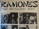 Ramones Blitzkrieg Bop original + rare comic strip sleeve Sire 6078 601 1976 Ex