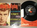 EP 45T BIEM 432.852 ESPAGNE PTTE LANGUETTE  LA BAGARRE JOHNNY HALLYDAY