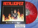 METALUCIFER- Heavy Metal Drill RED SPLATTER lp RARE OOP NWOBHM Sabbat Magnesium