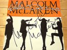 MALCOLM McLAREN sex pistols WALTZ DARLING rare signed vinyl LP