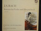 BACH sonatas violin harpischord LAUTENBACHER GALLING VOX 2xLP box