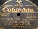 DON VOORHEES EARL CARROLL'S VANITIES ORCH 78rpm Same Old Moon