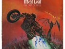 MEAT LOAF BAT OUT OF HELL SIGNED BY ARTIST - VINYL LP SLEEVE ONLY 100% ORIGINAL