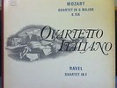 QUARTETTO ITALIANO ravel & mozart quartet LP VG+ S 35732 Angel Stereo Record