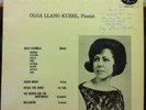 OLGA LLANO KUEHL solo piano music of spain LP Mint- Private 60's USA Autographed