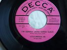 I'M GONNA LASSO SANTA CLAUS -- LITTLE BRENDA LEE -- US PINK DECCA SAMPLE COPY