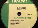 DAVE BRUBECK TRIO blue moon - tea for two 10