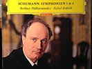 RAFAEL KUBELIK schumann symphony no 1 & 4 LP Mint- SLPM 138 860 Tulip Red Stereo