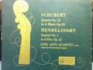 Mercury ED1 1950 FINE ARTS QUARTET schubert 13 & mendelssohn 12 LP VG+ MG 10065