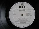 ZAPPA YOU ARE WHAT YOU IS AUSSIE WHITE LABEL PROMO MINT