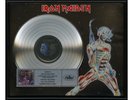 IRON MAIDEN : US PLATIN-AWARD - SOMEWHERE IN TIME - 