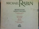 MICHAEL RABIN mendelssohn violin concerto LP VG+ ANG 35572 Angel UK Mono 1958