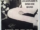 LEGIONAIRE'S DISEASE BAND rather see you dead 45 KBD TX punk legionaires NM