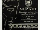 LILI KRAUS, MORALT - MOZART piano concerto K.491 sonata K.545 VOX PL6880 EX+