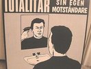 Totalitar-Sin Egen Motstandare-Rare Original White Vinyl Hardcore LP-VSVG+ HEAR