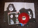 Kiss - Dynasty ... rare german release on red vinyl incl. large poster, top