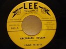 CHICK MORRIS - GREENBACK DOLLAR - RARE ROCKABILLY ORIGINAL ON LEE RECORDS