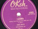 78-BLUES-CHUCK WILLIS-CALDONIA/MY STORY on OKEH