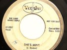 BLUES R&B ROCKER 45-JOHN LEE HOOKER-SHE'S MINE /A NEW LEAF on VEE JAY-PROMO