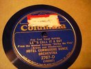 JAZZ HOTEL COMMODORE O.Let's Call It A Day/Hold Me COLUMBIA 2767