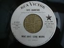 RCA DEMO FAYE CRAWFORD WHAT HAVE I DONE WRONG C/W SO MANY LIES NORTHERN SOUL